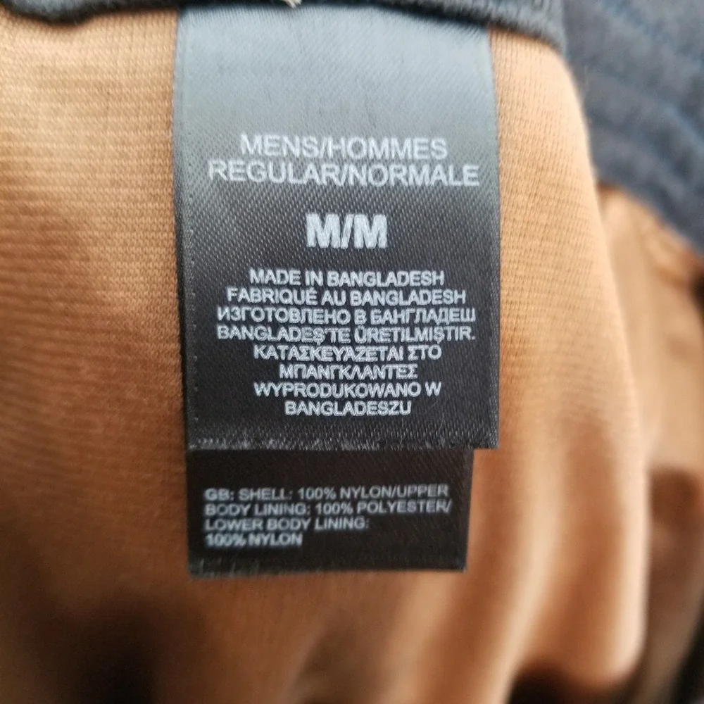 The North Face Men HyVent Ski Rain Pants Sz M TealCargo‎ Pockets Outdoor Lined